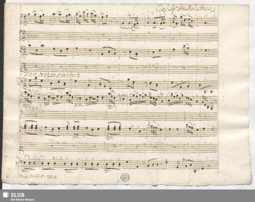 Leucippo. Excerpts - Mus.2477-F-120,6 : S, strings, bc