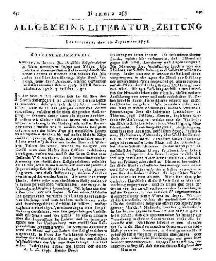Hennings, A.: Sittliche Gemälde. Bd. 1. Neustrelitz: Michaelis 1798