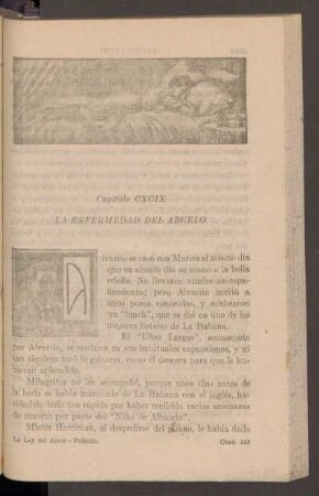 Capítulo CXCIX - La enfermedad del abuelo