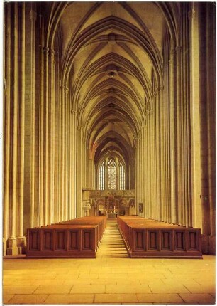 Meißen. Dom-Mittelschiff
