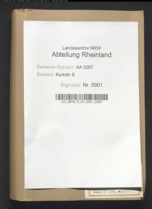 Kloster Marienstatt: Akten betr. Landeshoheit über Kloster Marienstatt