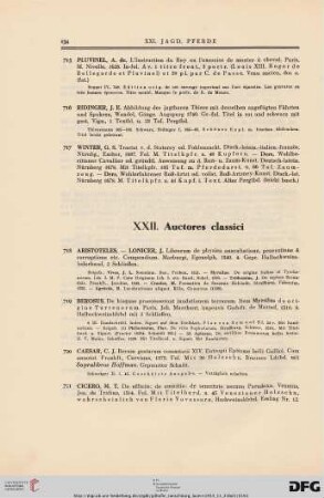 Auctores classici (Nr. 718-741)