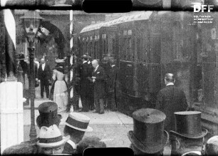 Ankunft von König Eduard VII. von England in Kronberg (1901)