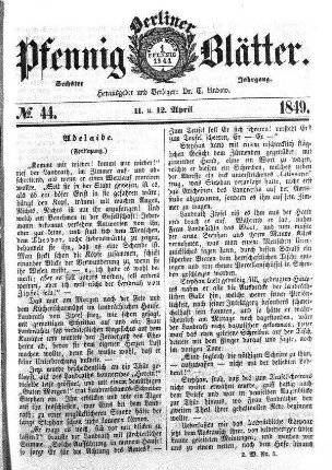 No. 44, 11. u. 12. April
