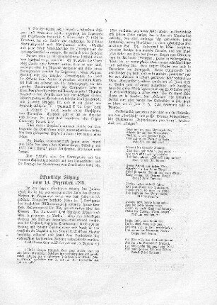 Öffentliche Sitzung vom 14. Dezember 1918