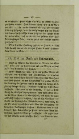 9. Karl der Große als Landesvater