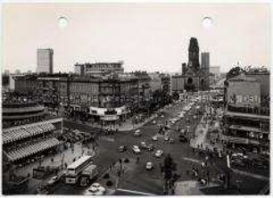 Berlin, Kurfürstendamm und Kaiser-Wilhelm-Gedächtniskirche