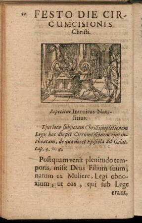 Festo Die Circumcisionis Christi.