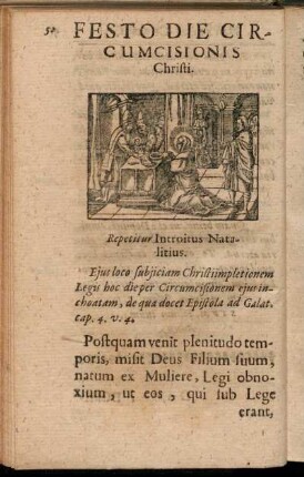 Festo Die Circumcisionis Christi.
