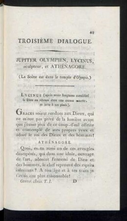 Troisième Dialogue
