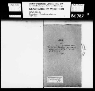 Revision und Justifikatur der fürstlich löwenstein-wertheimischen gemeinschaftlichen Silber-Ausmünzungs-Rechnungen