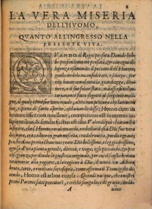 La vera miseria dell'Huomo