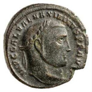 Münze, Follis, 310 n. Chr.