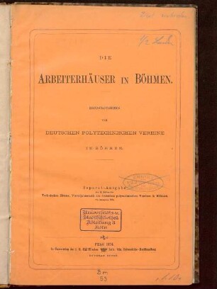 Die Arbeiterhäuser in Böhmen
