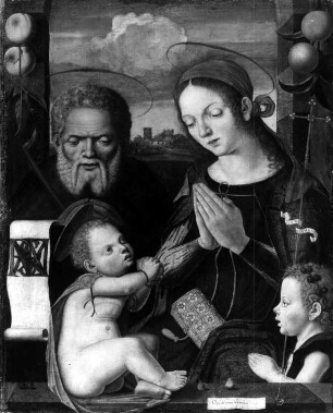 Die Heilige Familie mit dem kleinen Johannes