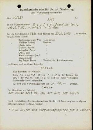 Raufer, Josef
