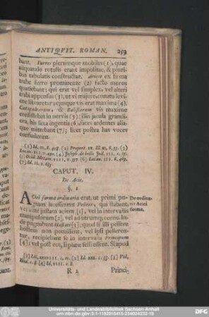Caput. IV. De Acie.