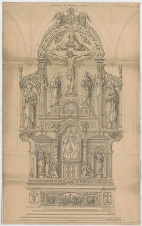 Müller, Josef Anton; Stätten; Pfarrkirche - Hochaltar (Ansicht)