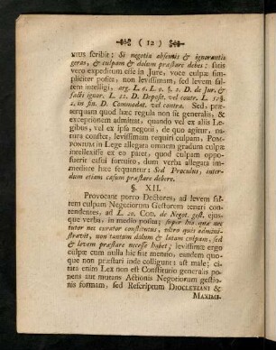 12-16, § XII - XVII