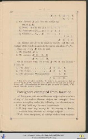 Foreigners exempted from taxation .