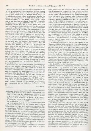 595-599 [Rezension] Williamson, Ronald, Philo and the epistle to the Hebrews