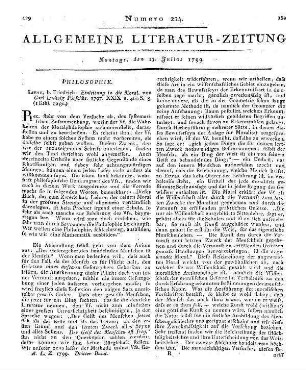 Alter, F. K.: Philologisch-kritische Miscellaneen. Wien: Trattner 1799
