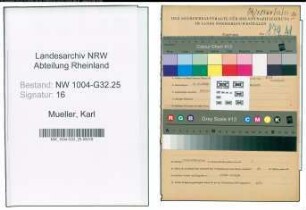 Entnazifizierung Karl Mueller , geb. 07.12.1890 (Stadtinspektor)