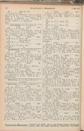 Raasch-Straße. Ravensberg. Reeperbahn. Reventlou-Allee. Ring-Straße. Roon-Straße. Rosen-Straße.]