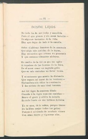 Desde lejos