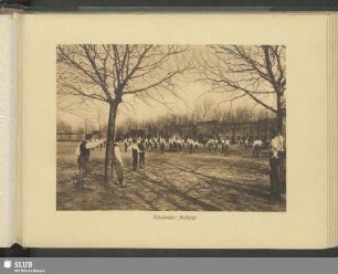 Schulgarten: Ballspiel