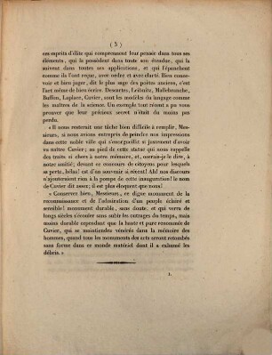 Discours prononcé, au nom de l'Academie Française, par M. Ch. Nodier, le 23 aout 1835, jour de l'inauguration de la statue de Cuvier, a Montbéliard