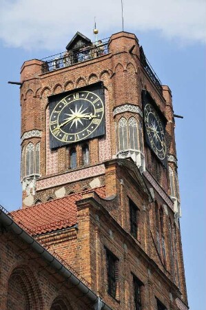 Rathausturm : Der Rathausturm ist auch als Aussichtsturm zugänglich. Aufgenommen am 18. Juli 2009 in Torun. Foto Uwe Gerig
