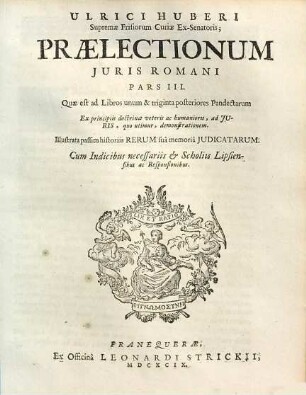 Praelectiones iuris romani, 3