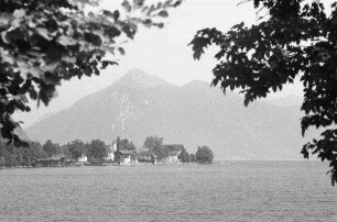 Walchensee: Blick auf Ort und Jochberg