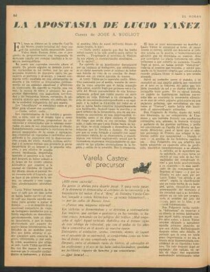 La apostasia de Lucio Yañez