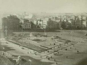 Moskau (RUS), Bjelorussischer Bahnhof, Platz