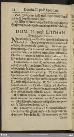 Dom. II. post Epiphan. Evang. Joh. II. 1-11