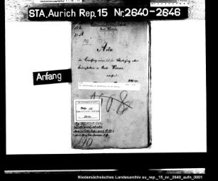 Die Genehmigung zu Hausbauten im Amt Weener