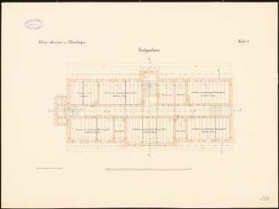 Lehrerseminar, Petershagen: Grundriss Erdgeschoss 1:100