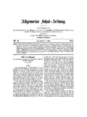 Ethik und Pädagogik : (Schluß)