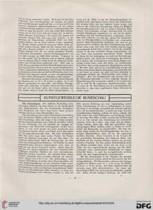 Kunstgewerbliche Rundschau