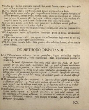 De methodo disputandi.
