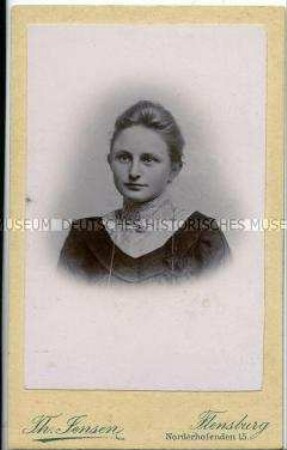 Porträt einer jungen Frau, Carte de visite