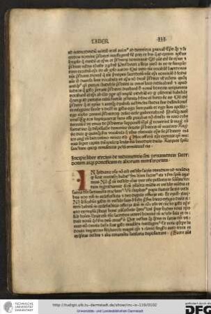 Incipit liber tertius de indumentis seu ornamentis sacerdotum atque pontificium et aliorum ministrorum.