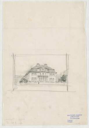 Thiersch, Friedrich von; München; Haus Pechmann - Perspektive