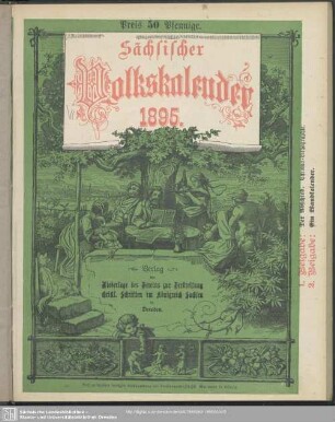 [18.]1895: Sächsischer Volkskalender