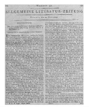 Philosophisches Journal einer Gesellschaft teutscher Gelehrten. Bd. 1-4. (Beschluß der im vorigen Stück abgebrochenen Recension)