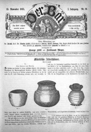 15. November 1875, Nr. 16