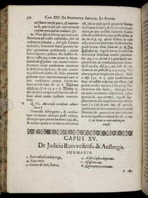 Caput XV. De Judicio Rotweilensi, & Austregis.