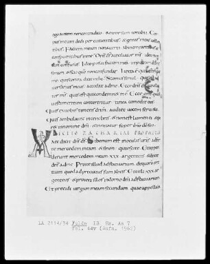 Epistolar — Initiale X, Folio 44verso
